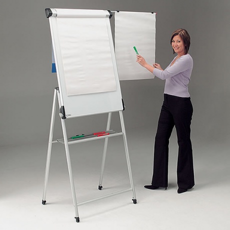 Presentation Pro Flip Chart Easel with 2 Extending Side Arms